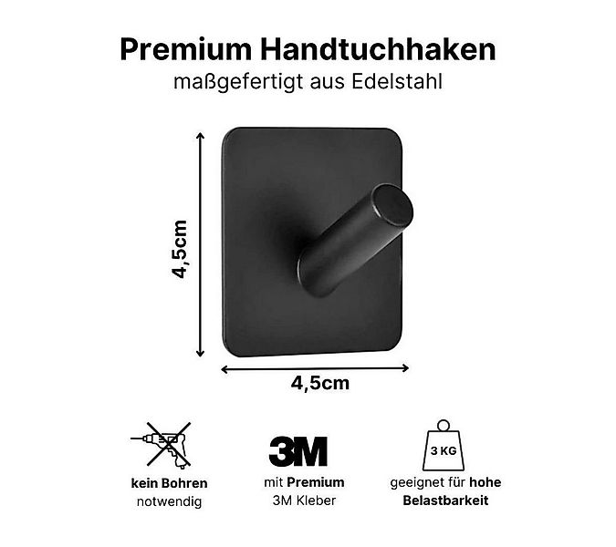 LIVINA HOME Handtuchhaken Haken selbstklebend Bad und Küche, Handtuchhalter günstig online kaufen