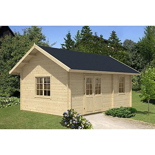 Alpholz Gartenhaus Arizona Satteldach Unbehandelt 446 cm x 490 cm günstig online kaufen