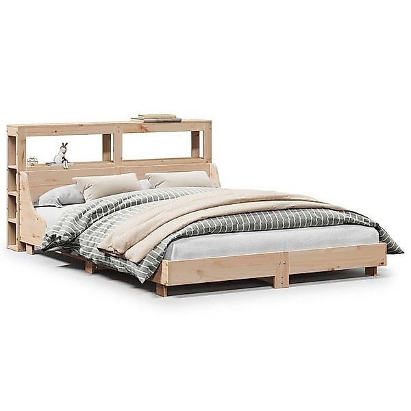 vidaXL Bettgestell Massivholzbett ohne Matratze 120x200 cm Kiefernholz Bett günstig online kaufen