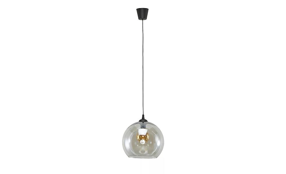 Pendelleuchte, 1-flammig, Glas graphitfarben - grau - 120 cm - Lampen & Leu günstig online kaufen