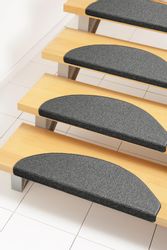 Andiamo Stufenmatte "Rambo, Made in Poland" halbrund 4 mm Höhe melierte Sch günstig online kaufen