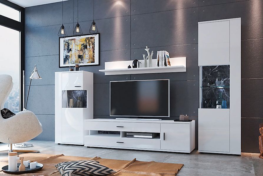 OTTO home Wohnwand "Henley" Set, 4 Stk. tlg. günstig online kaufen