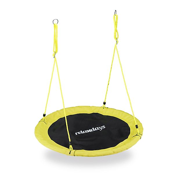 relaxdays Nestschaukel 110 cm, Gelb günstig online kaufen