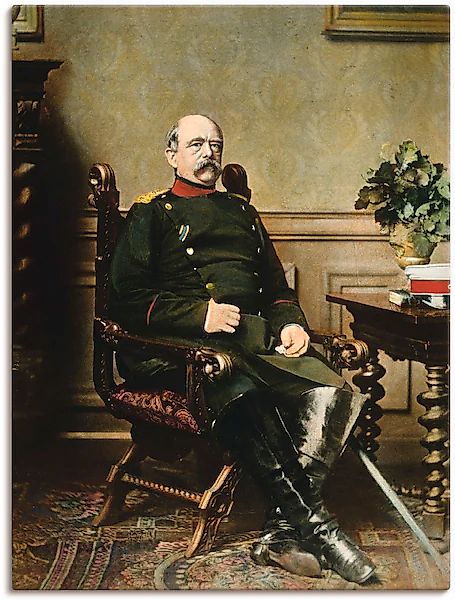 Artland Leinwandbild »Otto von Bismarck« Menschen 1 Stk. tlg. auf Holzrahme günstig online kaufen
