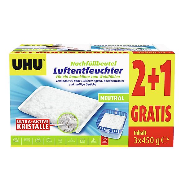 UHU Luftentfeuchter UHU Original Luftentfeuchter Nachfüllbeutel günstig online kaufen