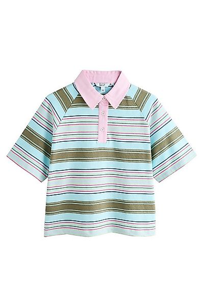 Next Rugbyshirt Kurzärmeliges Rugby-Polo-Top mit Kragen (1-tlg) günstig online kaufen