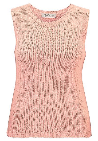 Cartoon Stricktop "Cartoon Damen Strick-Top mit Rundhalsausschnitt", Rippbü günstig online kaufen