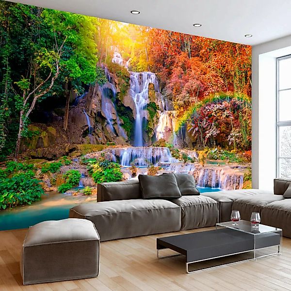 Selbstklebende Fototapete - Tat Kuang Si Waterfalls günstig online kaufen