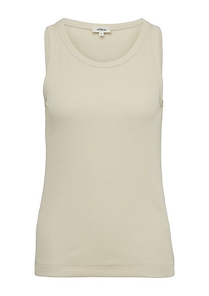 s.Oliver Shirttop - Damen-Top im Slim Fit mit Rippstruktur günstig online kaufen