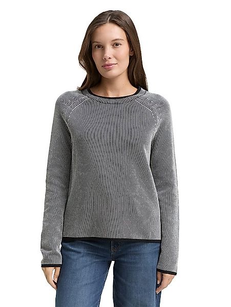 TOM TAILOR Strickpullover mit feinen Streifen günstig online kaufen