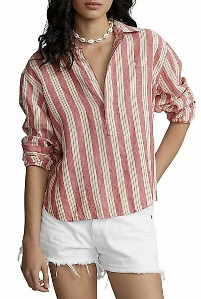 Polo Ralph Lauren Langarmhemd POLO RALPH LAUREN Linen Shirt Leinenbluse Vok günstig online kaufen