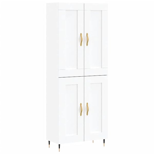 vidaXL Highboard Weiß 69,5x34x180 cm Holzwerkstoff 3199665 günstig online kaufen