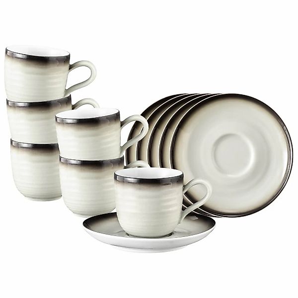 Seltmann Weiden Tasse "Espressotassen mit Untertassen Terra 0,09 l 6er Set" günstig online kaufen