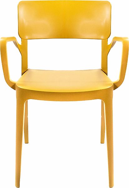 Essentials Gartenstuhl "Wing" () 1 Stk.senf, Stapelstuhl Kunststoff günstig online kaufen