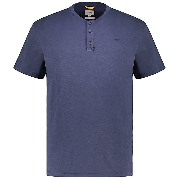 camel active T-Shirt mit Serafinokragen Farbe dunkelblau Größe: 6XL günstig online kaufen