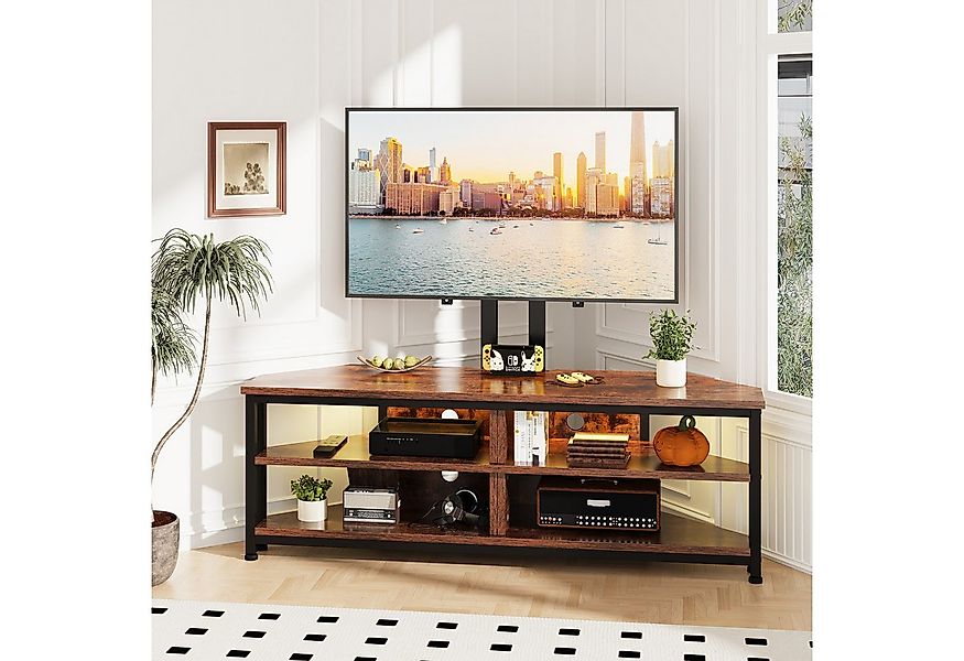 Dripex Lowboard TV Eckschrank Schrank Eckboard mit Halterung und LED günstig online kaufen