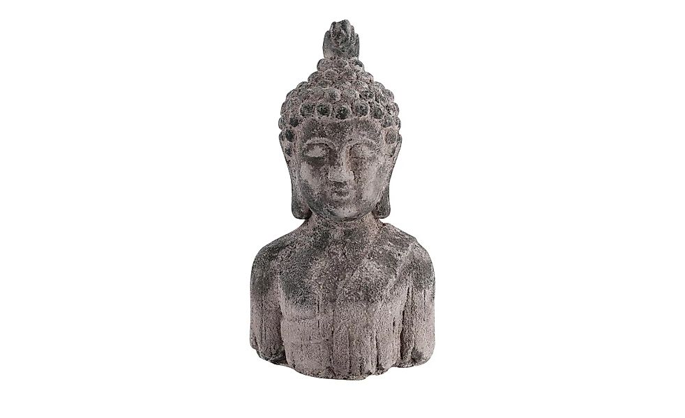 Deko Figur Buddha ¦ grau ¦ Zement ¦ Maße (cm): B: 14 H: 26,5 T: 9,5 Accesso günstig online kaufen