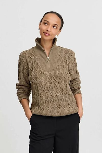 b.young Strickpullover BYOTINKA HALFZIP JUMPER 4 - modischer Pullover günstig online kaufen