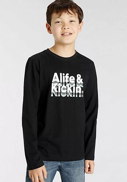 Alife & Kickin Langarmshirt Logo-Print NEUE MARKE! günstig online kaufen