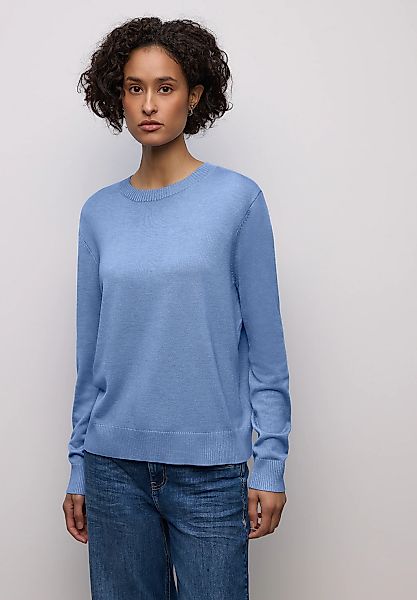 STREET ONE Rundhalspullover mit Rundhalsausschnitt günstig online kaufen