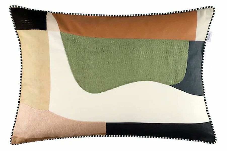 SCHÖNER WOHNEN-Kollektion Dekokissen »Vibes«, mit großflächiger Stickerei günstig online kaufen