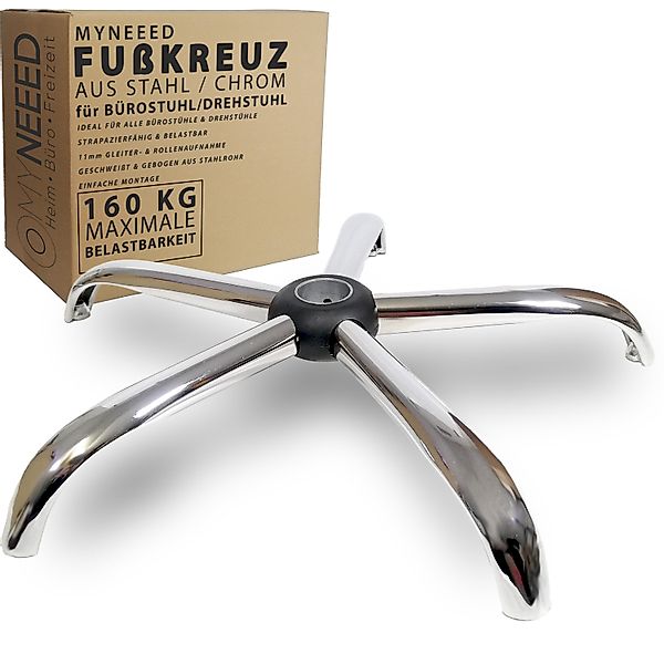 MYNEEED Bürostuhl Fußkreuz aus Stahl, Extra günstig online kaufen
