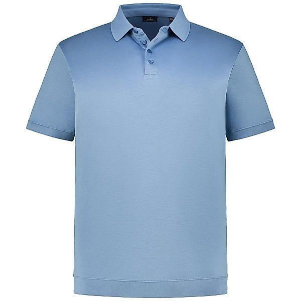 RAGMAN Poloshirt aus Pima-Baumwolle Farbe jeansblau Größe: 3XL günstig online kaufen