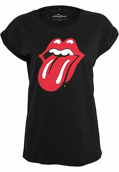 Merchcode Kurzarmshirt Damen Ladies Rolling Stones Tongue Tee (1-tlg) günstig online kaufen