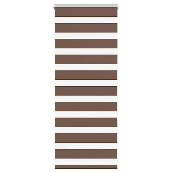 vidaXL Doppelrollo Braun 55x100 cm Stoffbreite 50,9 cm Polyester 4014304 günstig online kaufen