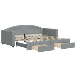 vidaXL Bett Tagesbett Ausziehbar mit Schubladen günstig online kaufen