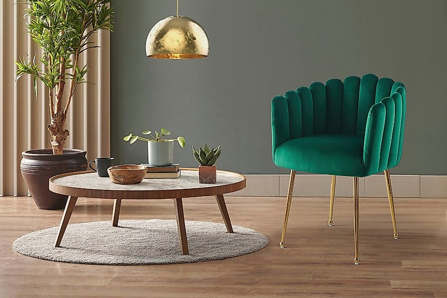 Kayoom Esszimmerstuhl "Stuhl Mucha, dekorativer Luxus-Stuhl" () 1 Stk. Stof günstig online kaufen