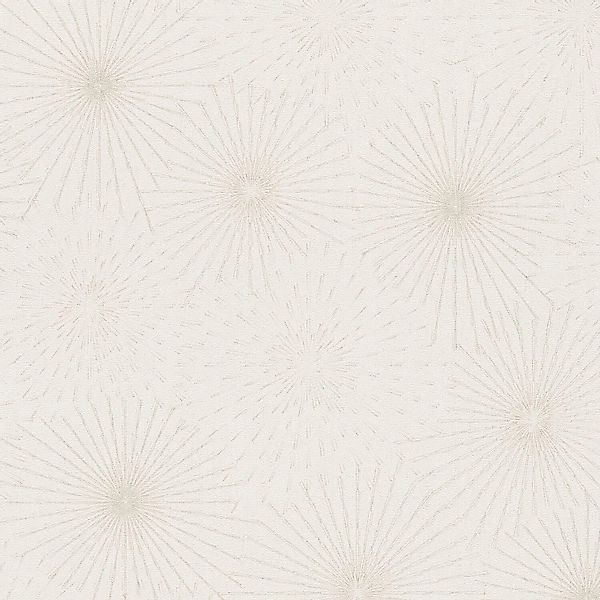 PROFHOME 388184-GU Grafik Tapete Abstrakt glitzernd Weiß Beige Gold 0,53 m günstig online kaufen