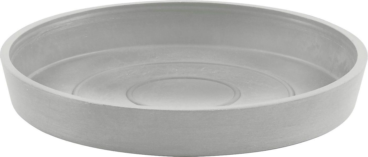 ECOPOTS Blumentopfuntersetzer ROUND SAUCER White Grey, günstig online kaufen