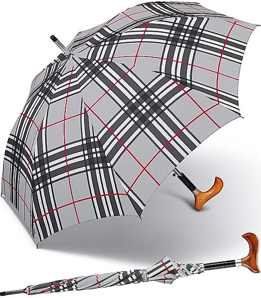 happy rain® selection Stockregenschirm Stützschirm mit Auf-Automatik - Läng günstig online kaufen