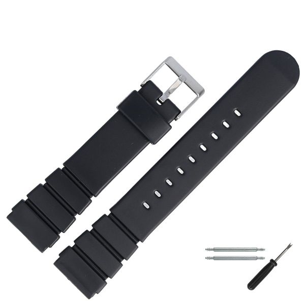 MARBURGER Uhrenarmband 28mm Leder Alligator Prägung günstig online kaufen