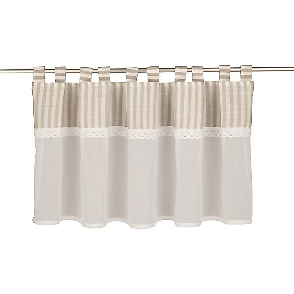 Neusser Collection Gardine Neusser Collection Schlaufenpanneau Serafina gra günstig online kaufen