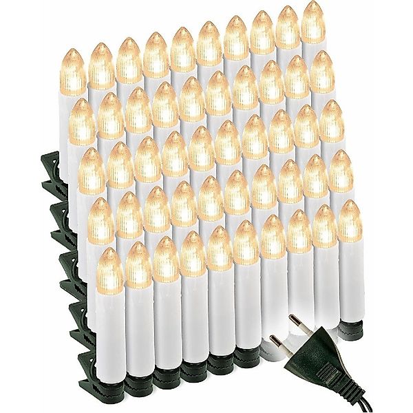 Nipach LED-Christbaumkerzen XI11596 LED Weihnachtsbaumbeleuchtung 50er günstig online kaufen