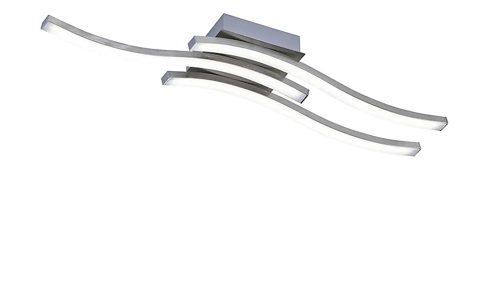 LED-Deckenleuchte  3-flammig  Nickel matt   ¦ silber ¦ Maße (cm): B: 54 H: günstig online kaufen