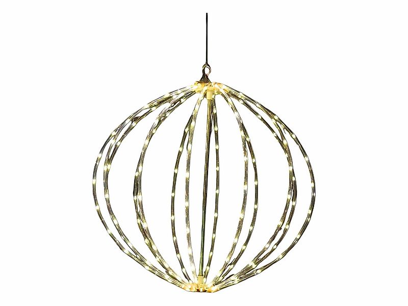 F-H-S International LED Kugelleuchte, LED, warmweiß, 40cm 160 LED warmweiß günstig online kaufen