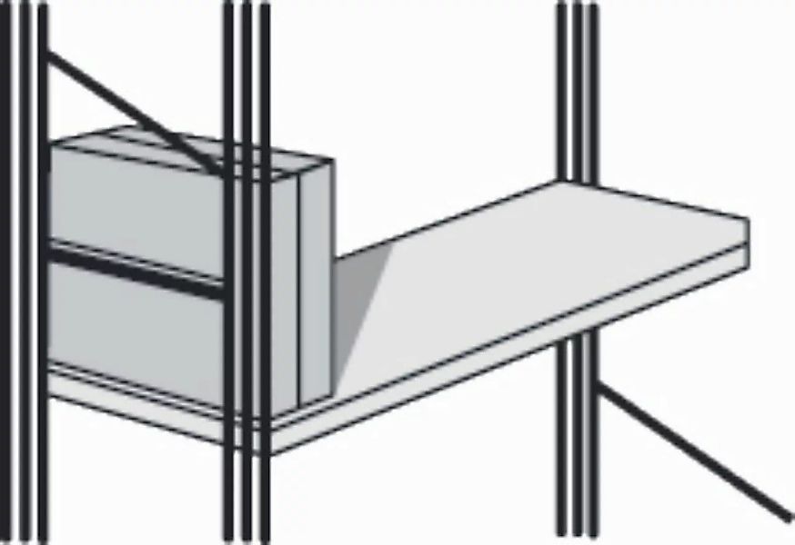 KERKMANN Aktenschrank Seitensteg für Bibliotheks-Regal libra Tiefe 30cm lic günstig online kaufen