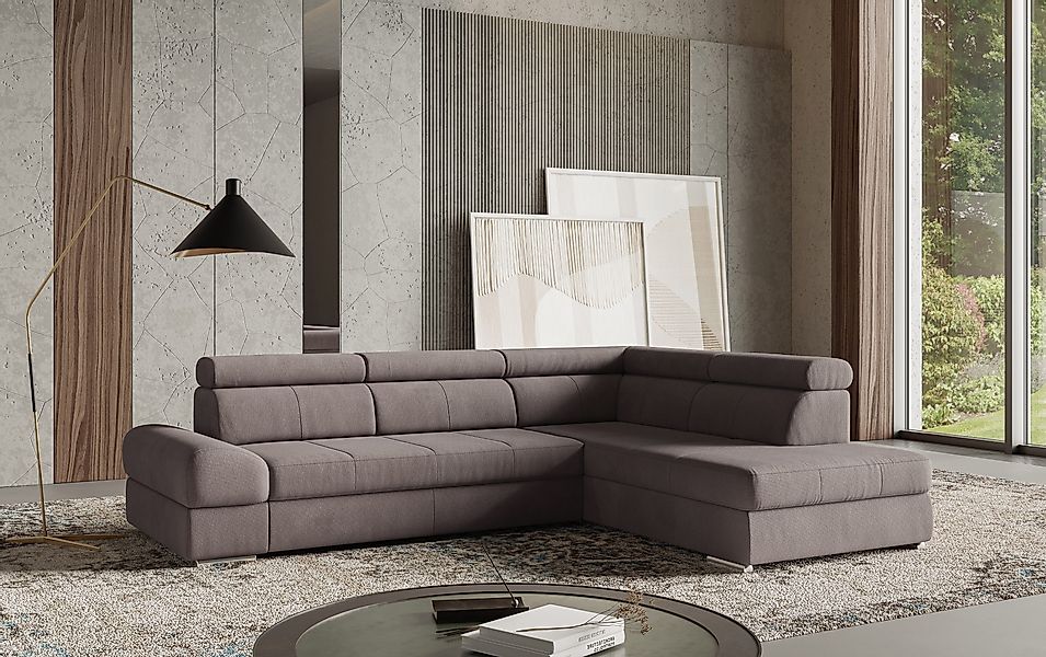 sit&more Ecksofa "Broadway L-Form" mit verstellbaren Kopfteilen, wahlweise günstig online kaufen