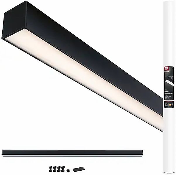 Paulmann Schienensystem-Leuchten »Linion Einspeisung Power Channel 1m«, (1 günstig online kaufen