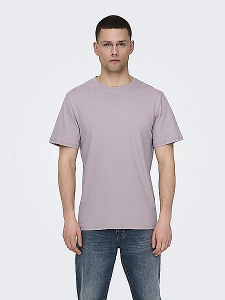 ONLY & SONS Rundhalsshirt ONSMAX LIFE REG SS STITCH TEE günstig online kaufen