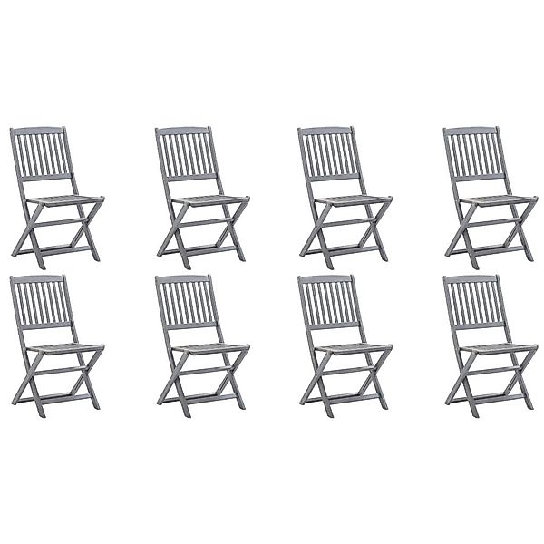 vidaXL Gartenstuhl Klappbare Gartenstühle 8 Stk. günstig online kaufen