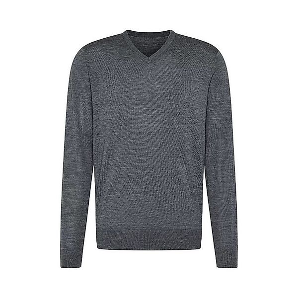 bugatti V-Ausschnitt-Pullover 7300-95530 100% Merinowolle Regular Fit günstig online kaufen