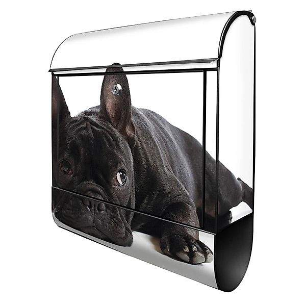 Banjado Design Briefkasten Schwarz Pulverbeschichtet 39x47x14cm 2 Schlüssel günstig online kaufen