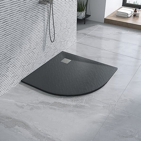 AQUALAVOS Rundduschwanne Viertelkreis Duschwanne 90x90 cm günstig online kaufen