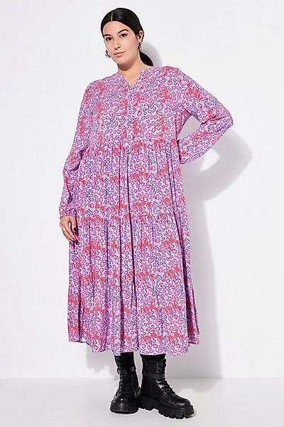 Studio Untold Maxikleid Maxikleid Color-Leo Volants günstig online kaufen
