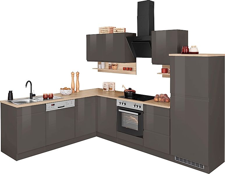 HELD MÖBEL Winkelküche "Virginia", Stellbreite 220/280 cm, wahlweise mit E- günstig online kaufen