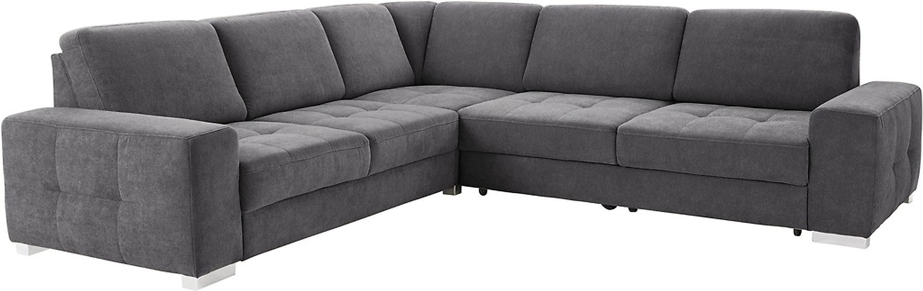 sit&more Ecksofa »Santorini L-Form«, mit Federkern und Sitztiefenverstellun günstig online kaufen